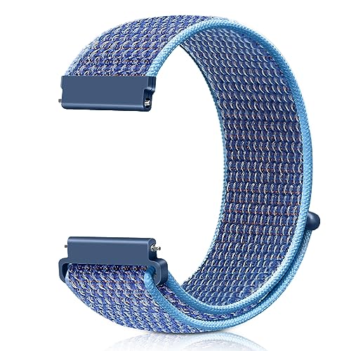 AVOD 20mm Nylon Quick Release Band Compatible with Samsung Galaxy Watch 7 6 5 4 40mm 44mm/Garmin Vívoactive 6/5/3/3 Music/Forerunner 570 42mm/55/158/165/245/645/Amazift Active 2/Active/T-Rex 3 Pro 44mm - Image 1
