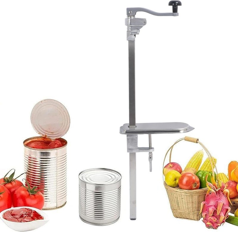 RIZGHWOY Heavy Duty Stainless Steel Table Can Opener for Commercial Large Cans with Comfortable Handle - Image 3