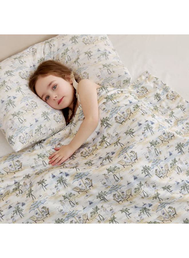 Yeehoo Washable Summer Cooling Air Conditioning Quilt For Mother And Baby, Class A Children's Cool Antibacterial Comforter Pad, 1.5m X 200*230cm - Image 2