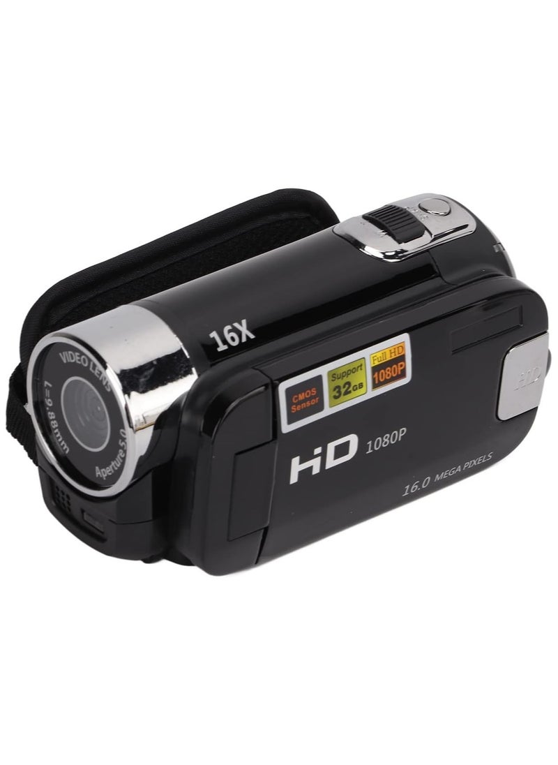 ماركة غير محددة مسجل كاميرا فيديو رقمية، دقة Full HD 1080P، تكبير 32 جيجا بايت 16x، كاميرا فيديو رقمية، كاميرا DV لتسجيل الفيديو  - Image 1