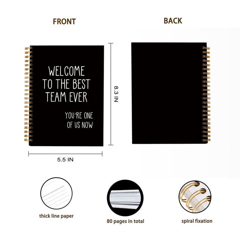OXW Welcome to The Team Gifts Notebook, Team Gifts for Employees, Welcome Gift for Coworker Staff Colleague Team Member, Employee Appreciation Gifts, Journals for Writing, (5.5'' X 8.3'') - Image 5