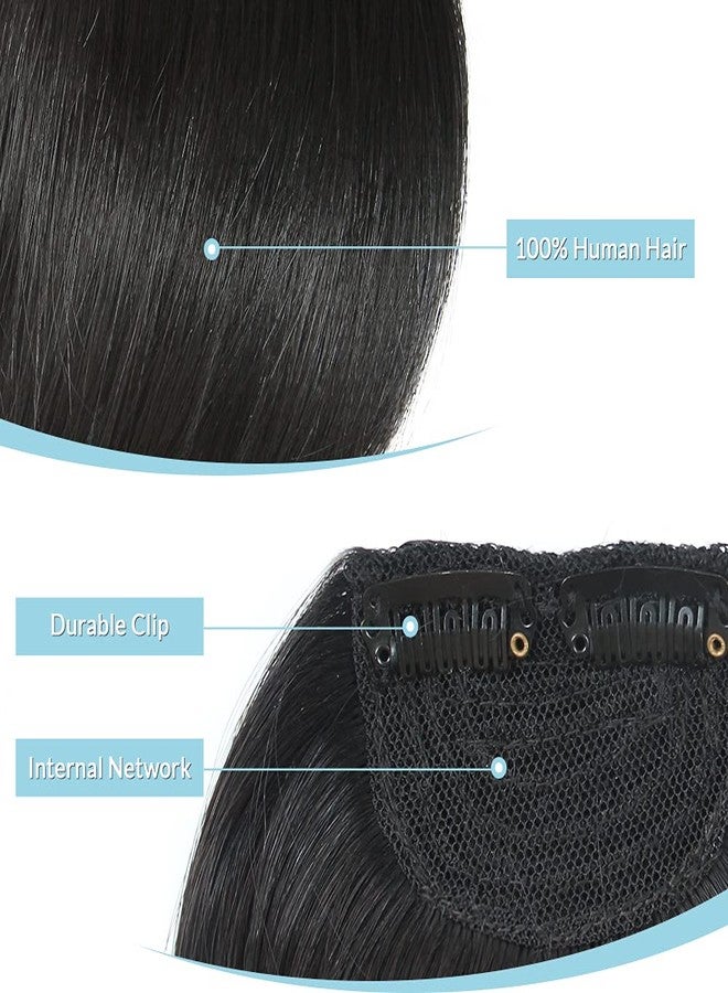 Shinon Thick Side Bangs Clip in Bangs Real Human Hair Bangs Fringe Swept Bangs Extensions Clip On Bangs Fashion Natural look Hairpiece for girls - Image 3