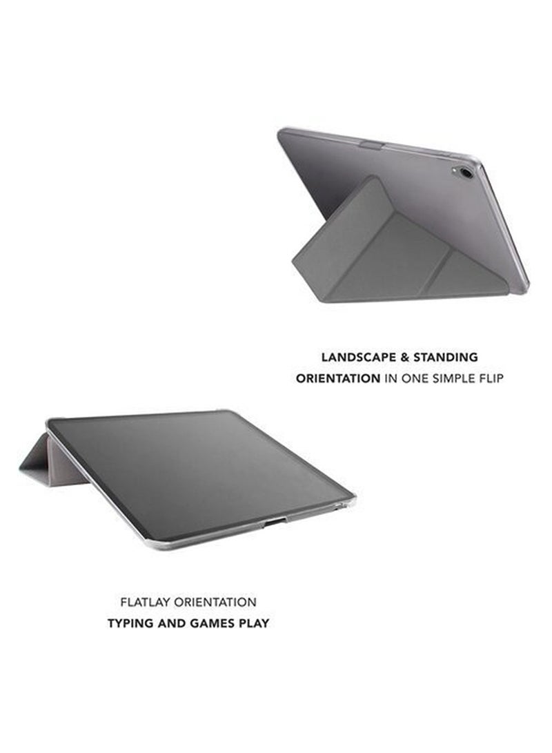Uniq iPad Pro 10.5 Inches / iPad Air (2019) Cover, UNIQ Yorker Kanvas Case Black Black - Image 3