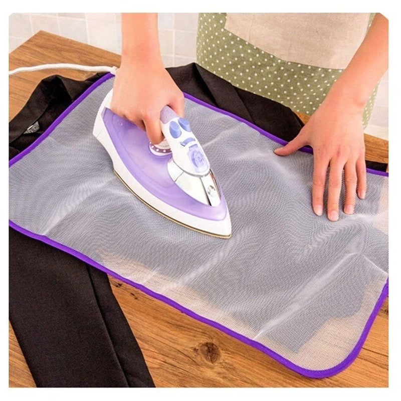 AxrParv Iron Mate for Protective Press Mesh Ironing Cloth Guard Protector Heat Resistant Reusable Washable 1pcs Multi Color - Image 1