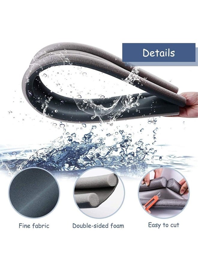 Generic - Door Draft Stopper Under Door Noise Blocker Door Sweep Weather Stripping Door Seal Guard Soundproofing Door Stopper for Bottom of Door Large Door Noise Blocker Sound Proof Window Breeze Blocker - Image 1