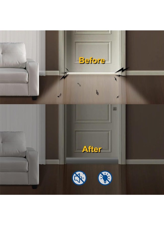 Generic - Door Draft Stopper Under Door Noise Blocker Door Sweep Weather Stripping Door Seal Guard Soundproofing Door Stopper for Bottom of Door Large Door Noise Blocker Sound Proof Window Breeze Blocker - Image 1