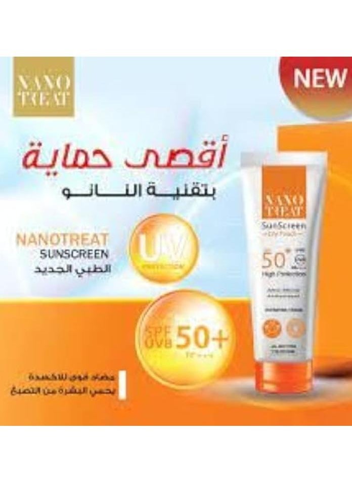 Nano Treat Sunscreen Dry Touch SPF 50 Cream 50ml