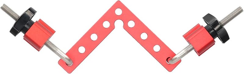 Professional 90 Degree Right Angle Woodworking Clamp 160mm Aluminum Alloy Metric Imperial Measurement - Image 4