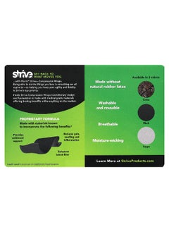 Strive Strive, Compression Wrap, Black, 1 Wrap  - Image 2