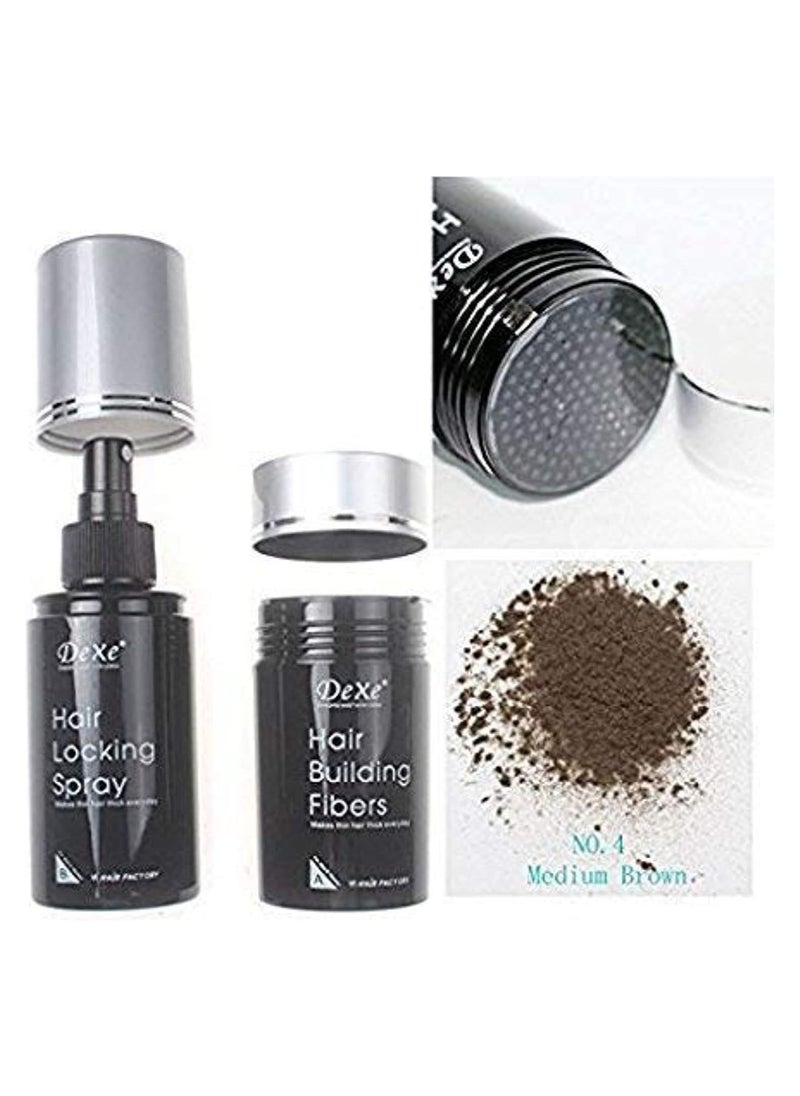 Dexe Hair Building Fibers With Locking Spray No.1 Black  - Image 3