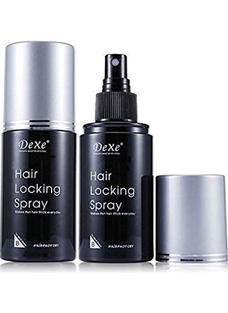 Dexe Hair Building Fibers With Locking Spray No.1 Black  - Image 2
