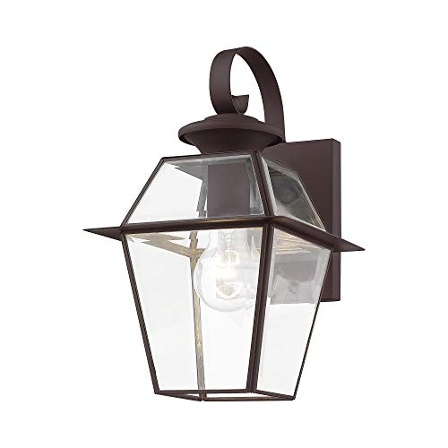 Livex Lighting 2181-07 Westover 1-Light Outdoor Wall Lantern, Bronze - Image 4