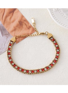 Mark Fairwhale Fashionable High-end Light Luxury Four Petal Flower Bracelet 