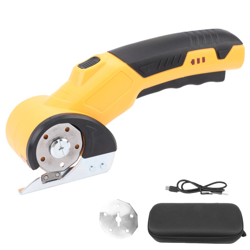 Cordless Electric Scissors 1500mAh Battery All-In-One Cutting Rechargeable Fabric Cutter - Dual Safety Protection Compact Lightweight for Home Crafts Office Outdoor Tasks - Image 4