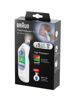 BRAUN Thermoscan 7 Plus IRT6525 Thermometer And 40 ThermoScan Lens Filters  - Image 2