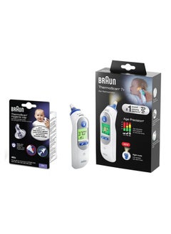 BRAUN Thermoscan 7 Plus IRT6525 Thermometer And 40 ThermoScan Lens Filters  - Image 1
