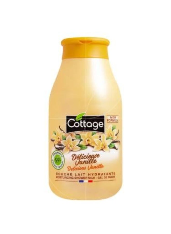 Moisturizing Shower Milk, Delicious Vanilla Scent, 250 ml