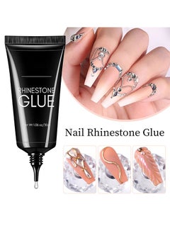 MAKARTT Rhinestone Glue，Nail Rhinestone Glue for Nails, Gel Nail Glue for Rhinestones for Nails Super Strong Bling Gel for Nail Gem Nail Art Jewels Nail Crystals Beads Diamonds 3D 30ML  - Image 5