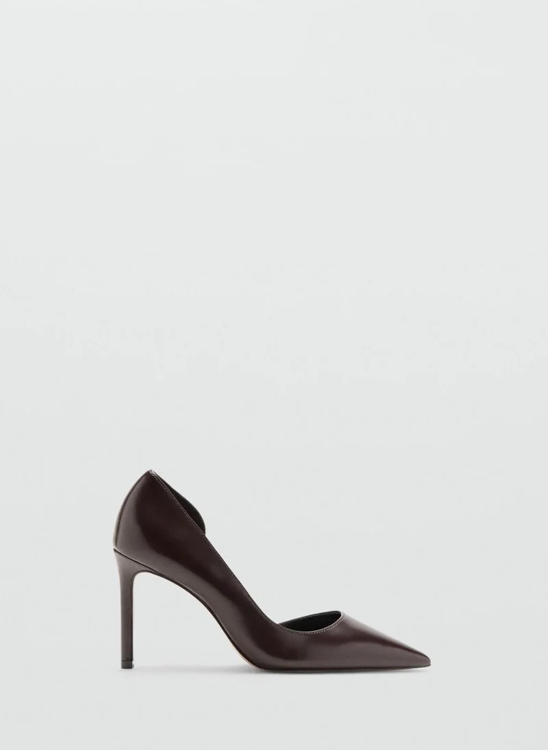 مانجو Asymmetrical heeled shoes