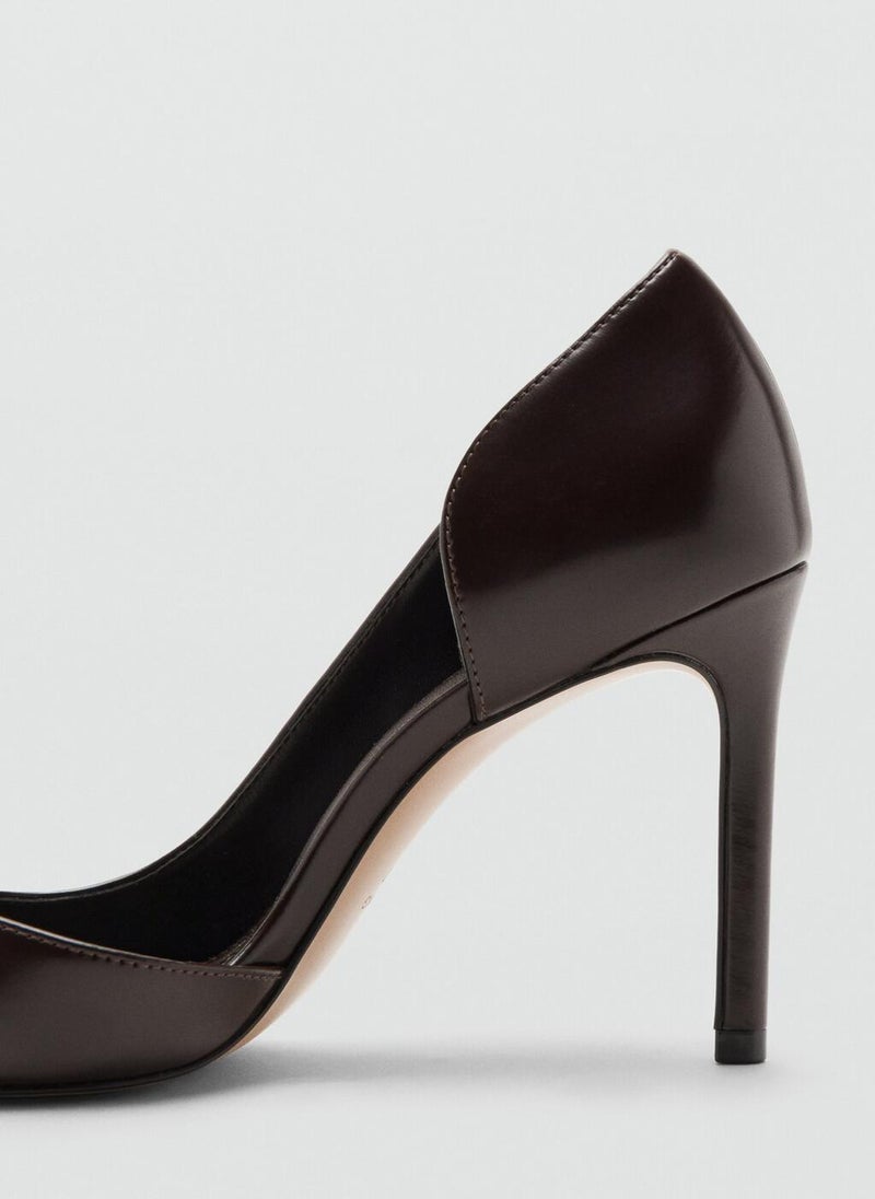 MANGO Asymmetrical heeled shoes - Image 3
