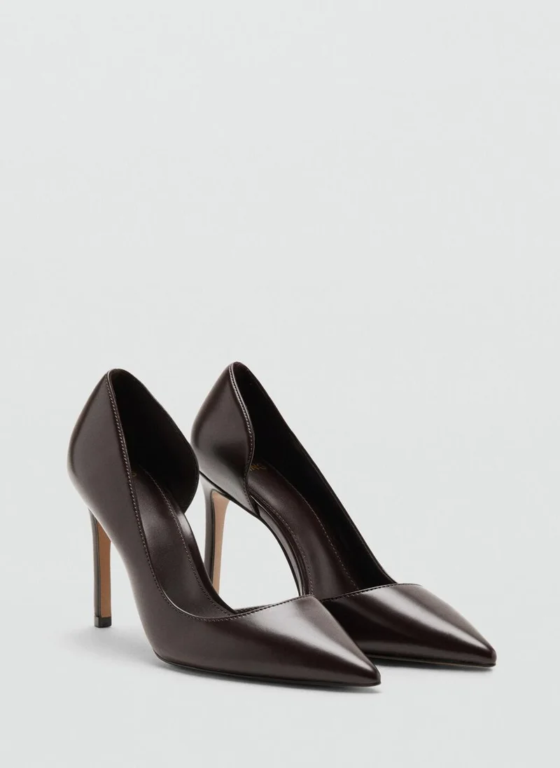 مانجو Asymmetrical heeled shoes