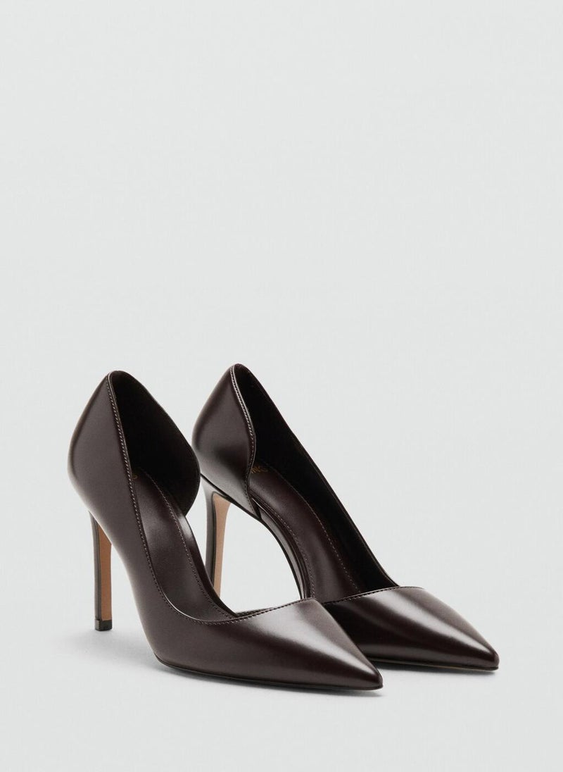 MANGO Asymmetrical heeled shoes - Image 2