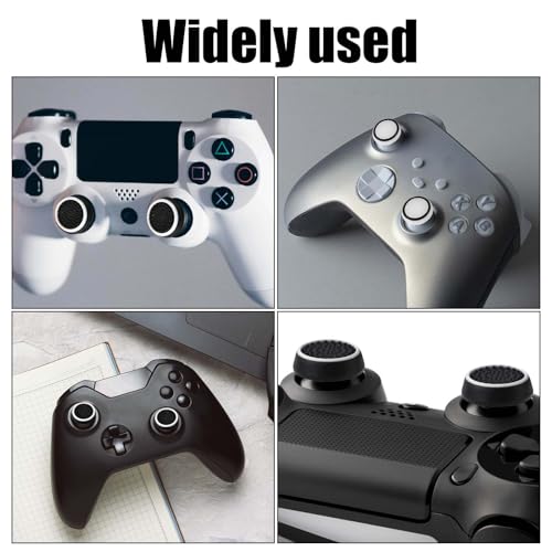 PEUTIER 4pcs Thumb Grips, Full Protection Anti-Slip Anti-Scratch Anti-Fingerprint Protective Cover Thumb Joystick Cap Compatible with PS5 PS4 Xbox Series X/S Xbox One Switch Pro Controller - Image 3