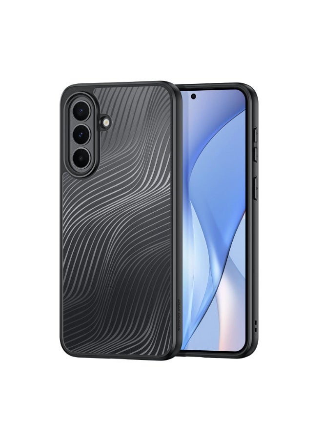 DUX DUCIS Aimo Series Cover for the Samsung Galaxy A37 5G mobile phone slim, transparent matte cover made of TPU, polycarbonate, polypropylene, silicone - Black - Image 1