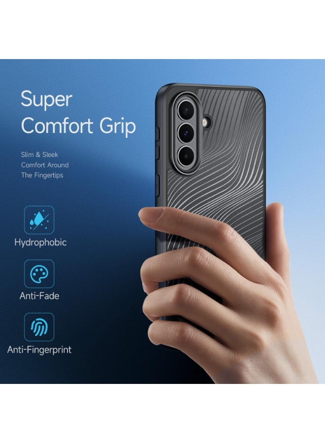DUX DUCIS Aimo Series Cover for the Samsung Galaxy A37 5G mobile phone slim, transparent matte cover made of TPU, polycarbonate, polypropylene, silicone - Black - Image 3