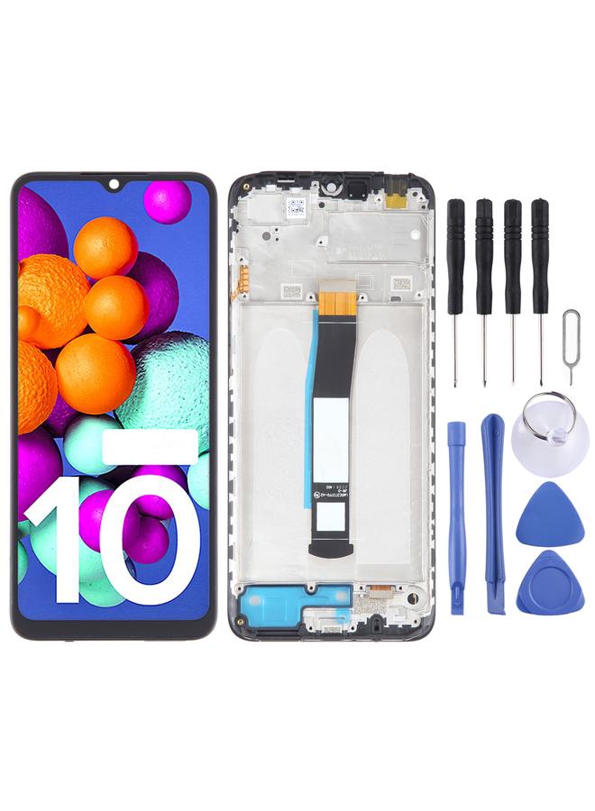 erorex Replacement OEM Material LCD Screen For Xiaomi Redmi 10 India Digitizer Full Assembly with Frame - Image 1