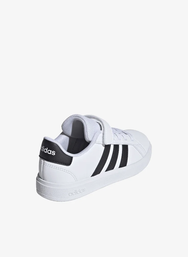 Adidas FTWWHT/CBLACK/FTWWHT Grand Court 2.0 Shoes Children  | Best Price UAE
