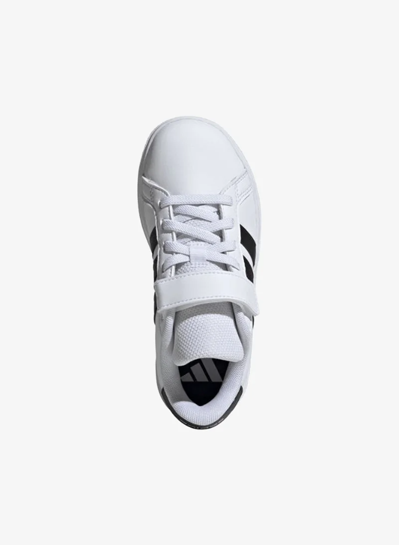 Adidas FTWWHT/CBLACK/FTWWHT Grand Court 2.0 Shoes Children  | Best Price UAE