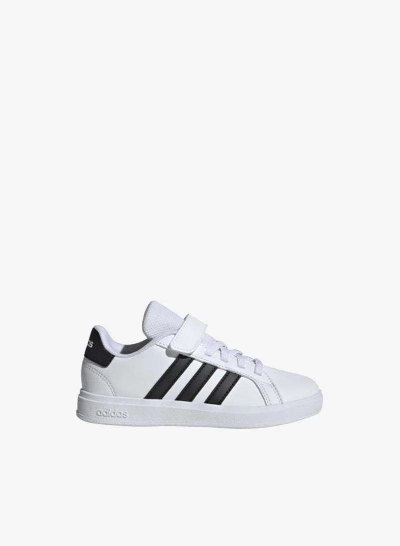 Adidas FTWWHT/CBLACK/FTWWHT Grand Court 2.0 Shoes Children  | Best Price UAE