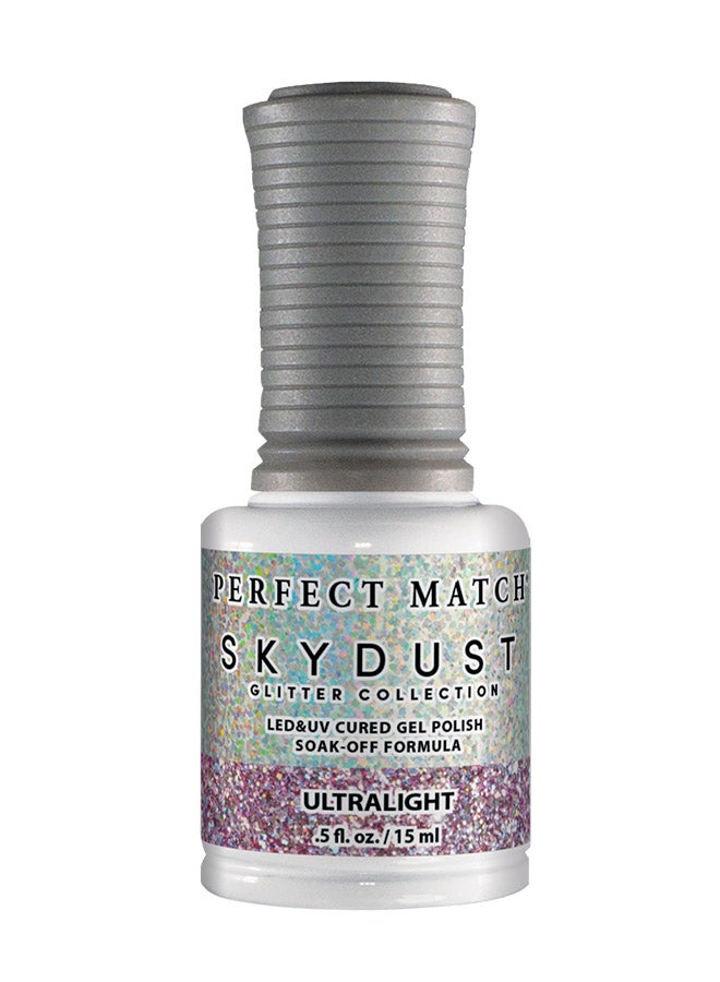 Lechat Gel Nail Polish, Gel Polish Soak Off Led U V Nail Gel Polish Sky Dust Glitter Ultralight Sdms14 - Image 2