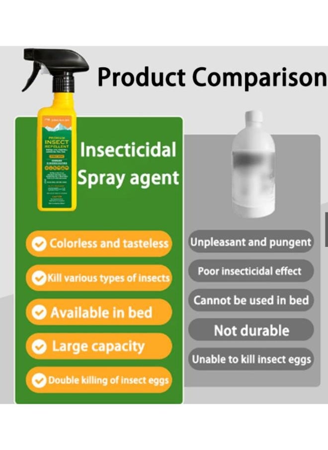 Generic - Indoor Premium Insect Repellent for Bedbugs, Ants Mosquitoes, Cockroach, Files 300ml - Image 1