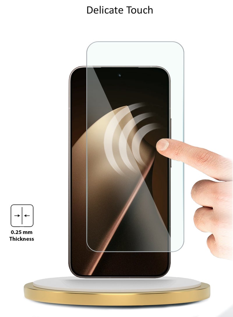 Wtech Xiaomi 15T Pro 5G 2025 WTech Premium Series Curved Edges 9H 2.5D Tempered Glass Screen Protector (MSG9CN) - Clear - Image 4