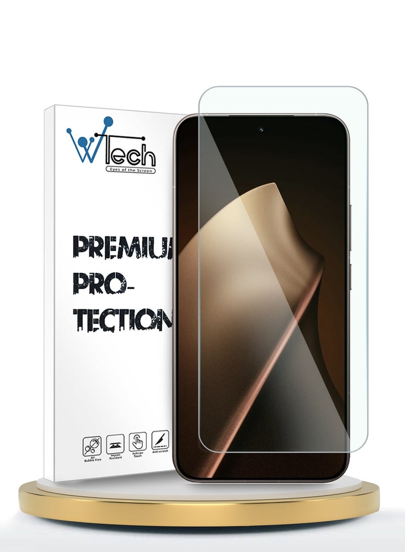 Wtech Xiaomi 15T Pro 5G 2025 WTech Premium Series Curved Edges 9H 2.5D Tempered Glass Screen Protector (MSG9CN) - Clear - Image 1