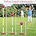 Infowush Bubble Machine for Kids Automatic Standing Bubble Maker Machine Height Adjustable Up to 47 Inches Outdoor Battery Bubble Machine with LightMusic for Toddlers Birthday Party GiftsRed - Image 4