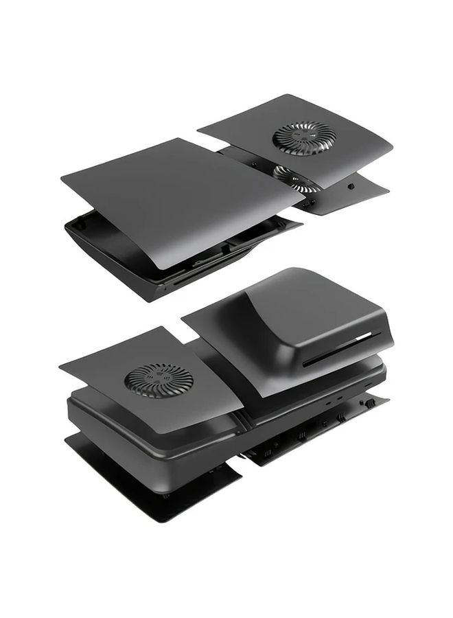 Deep Blue Replacement Faceplate With Cooling Vents For PS5 Pro Disc Edition Durable ABS Cover - Image 3