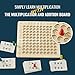 Asweets 2 in 1 Wooden Montessori Multiplication Addition Board Game Montessori Toy Educational Math Table Board Game DoubleSided Boards for Toddlers and Preschool Gifts for Kids - Image 4