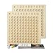 Asweets 2 in 1 Wooden Montessori Multiplication Addition Board Game Montessori Toy Educational Math Table Board Game DoubleSided Boards for Toddlers and Preschool Gifts for Kids - Image 2
