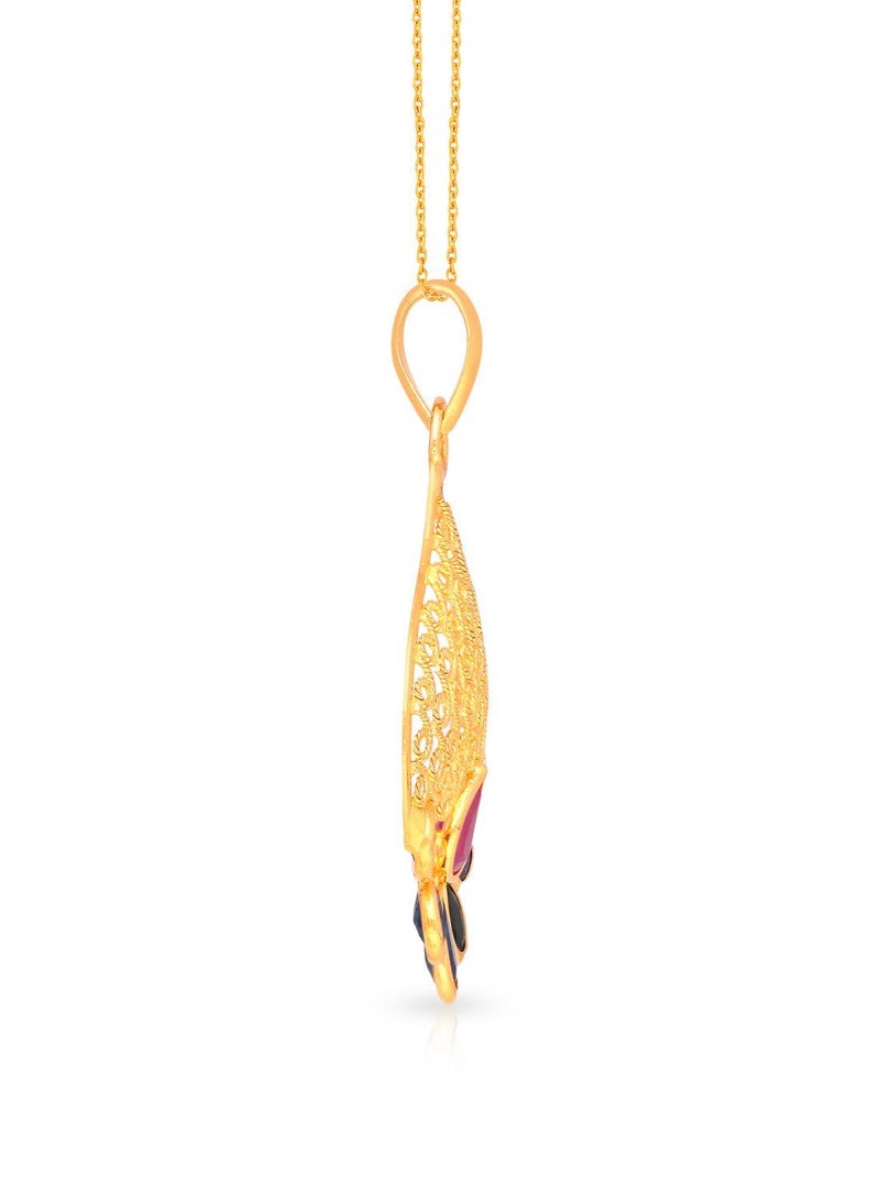 Malabar Gold and Diamonds Malabar Gold and Diamonds 22 Carat 916 Purity Gemstone Pendant PFVREG152PN5Y  - Image 3