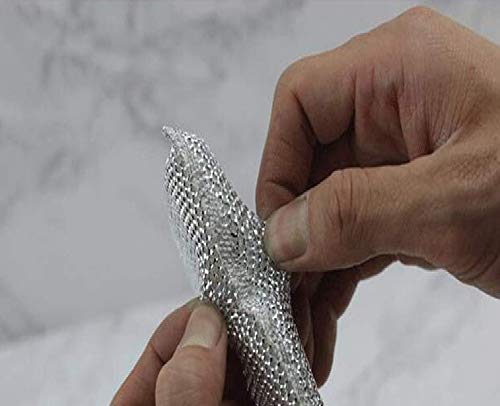 Shuiniba 6 Pieces Non-Scratch Scrub Sponges Pads, Cleaning Scrub Sponge, Dish Wash Sponge, Kitchen Sponge, Multi-Use Heavy Duty Scrub Sponge - Gold - Image 3