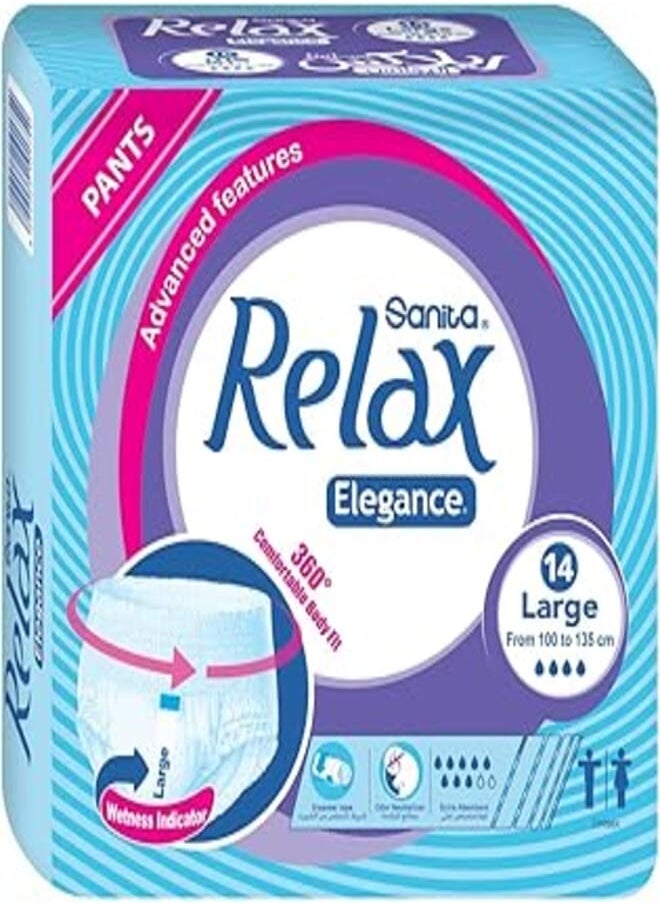 Sanita Relax Elegance Adult Pants Large 14 pants 