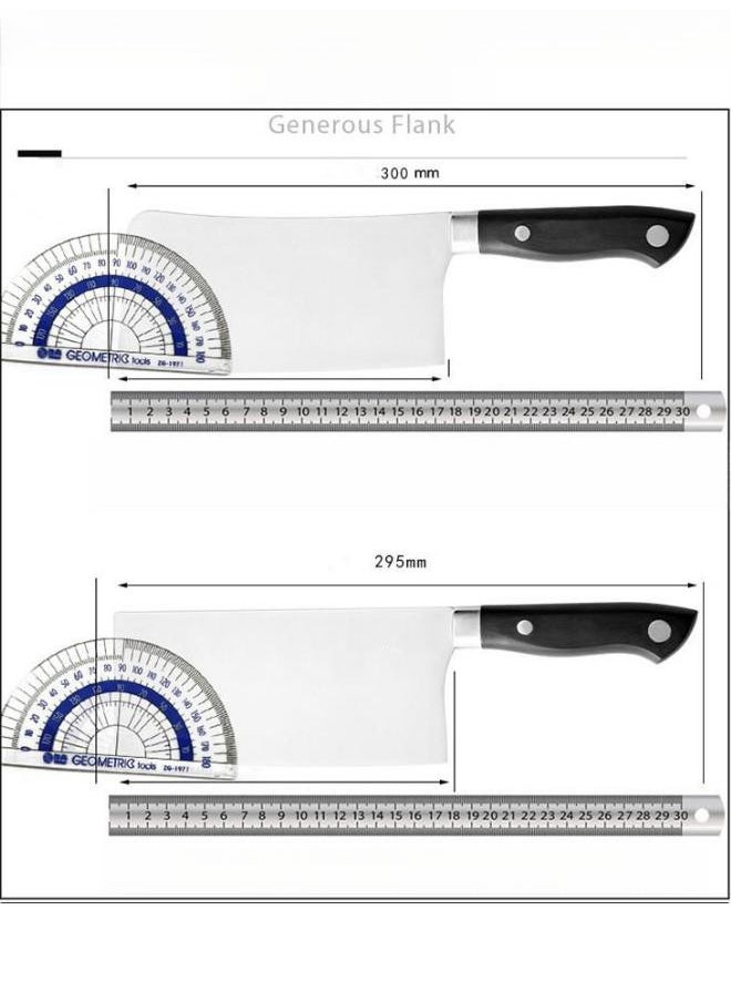 WAOKN - 7-piece Knife Block Set. Forged Special Formula Stainless Steel, Ergonomic Handle, Set: 2 Kitchen Knives, 2 Fruit Knives, Scissors, Sharpening Rod, Knife Holder - Image 1