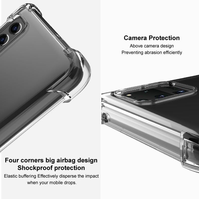 HuHa Case Cover For Nothing Phone 2a 5G / 2a Plus imak Shockproof Airbag TPU Phone Case(Transparent Black) - Image 5