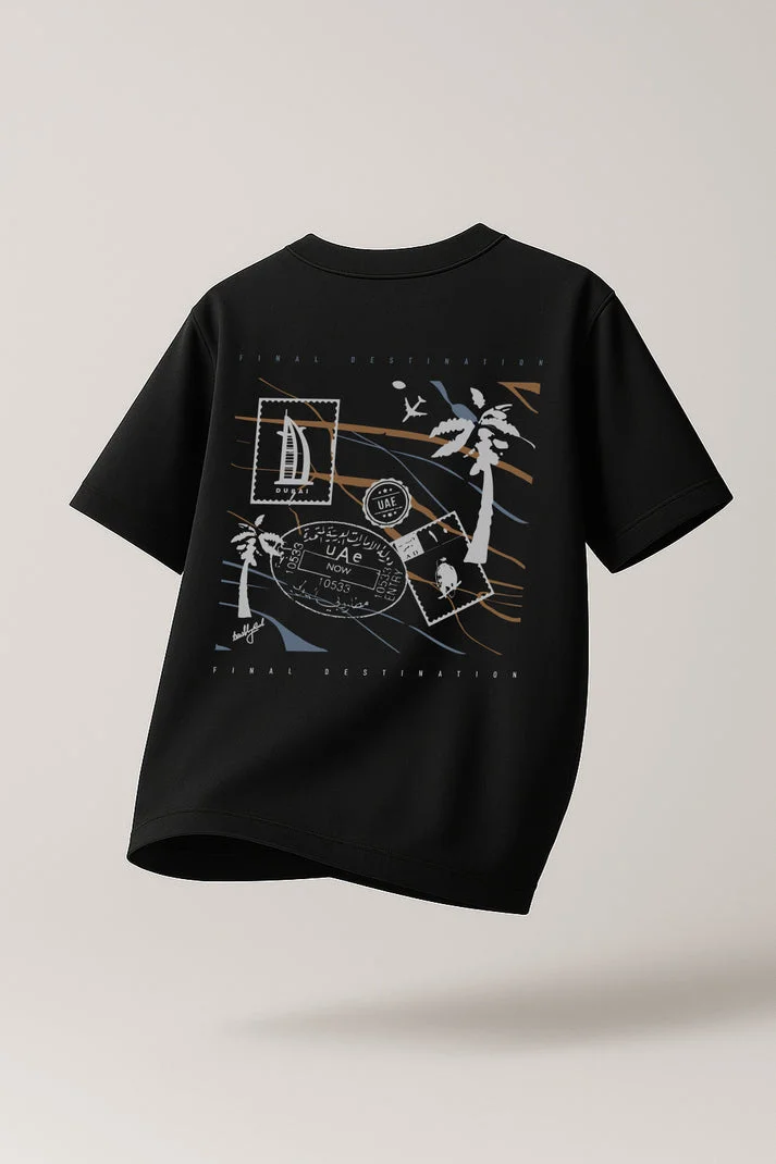 Terribly Real UAE Verified Tee | Black T-Shirt