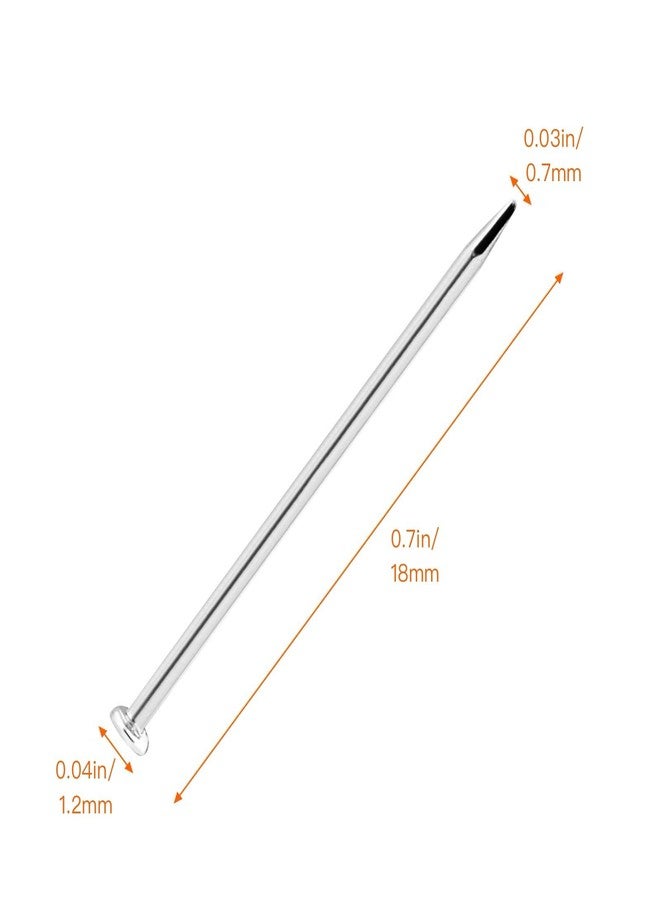 Naler 800PCS Straight Pins, Fine Head Pins, Push Pins for Jewelry Making, Sewing Craft, DIY Craft Decoration, 0.7×0.04in - Image 2