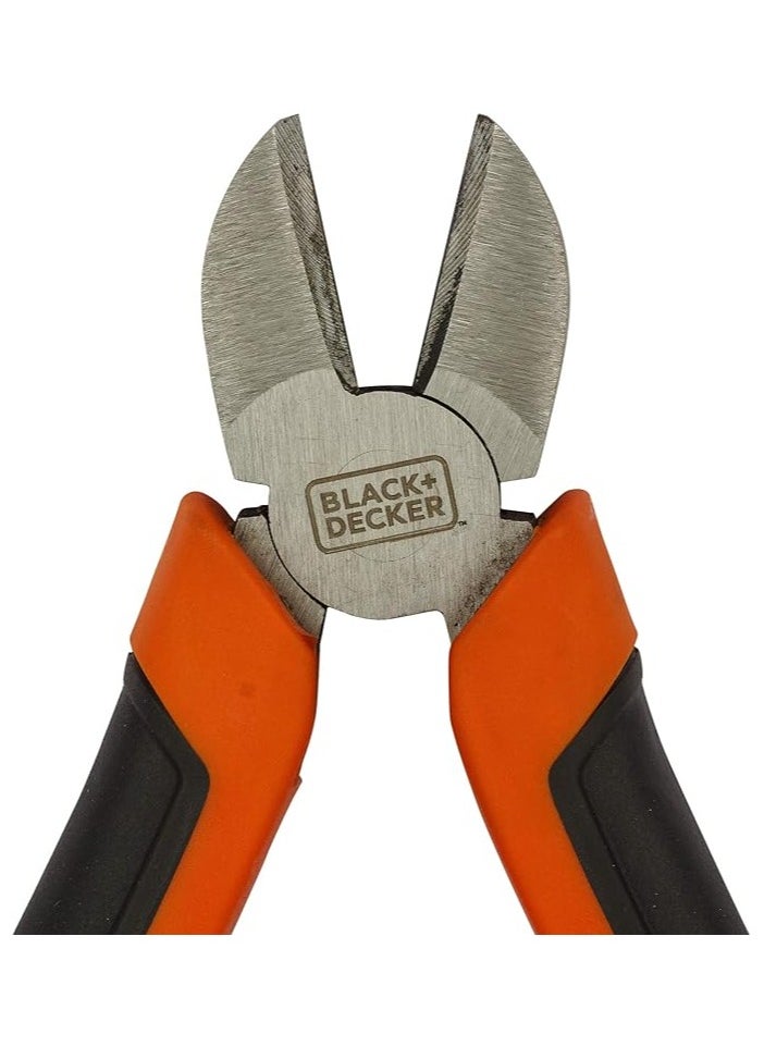 BLACK+DECKER Black+Decker 160Mm Bimaterial Steel Diagonal Cutting Pliers - BDHT81584  - Image 4