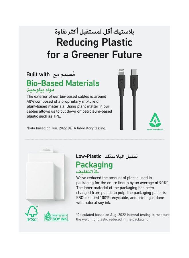 Anker PD To Lightning Cable For Apple Devices, iPhones, iPads, 1.8 Meters, 542 USB-C To Lightning Cable - Image 3